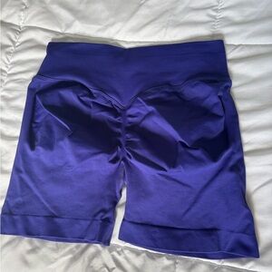 Vibrant Purple Athletic Shorts